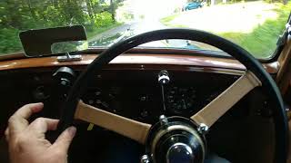 Testing Derby Bentley steering after massive overhaul