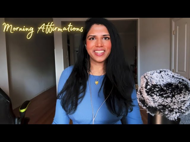Soft Spoken Affirmations + Relaxation Before Work 🌞ASMR Personal Attention