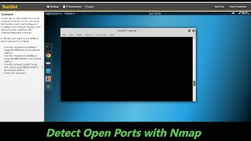 5.2.11 Detect Open Ports with Nmap (TestOut Lab)