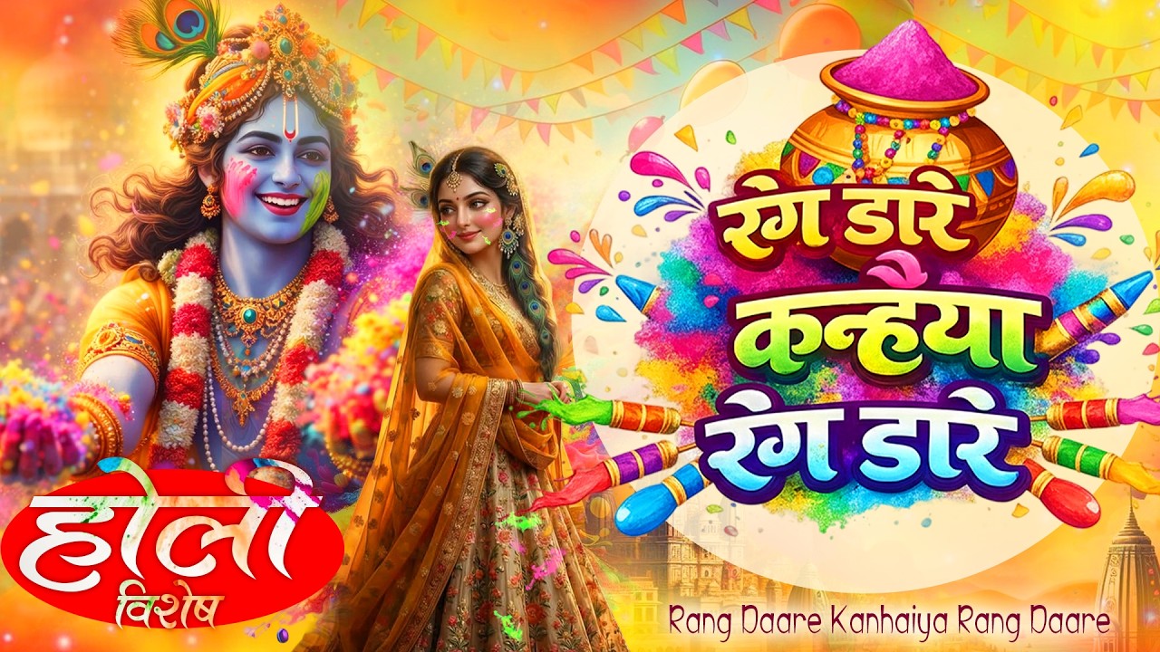 Rang Daare Kanhaiya Rang Daare | Lakhbir Singh Lakkha Bhajan | Radha Krishna Holi Bhajan