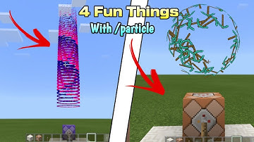 How to use /particle Command in Minecraft PE 1.8.0.8+