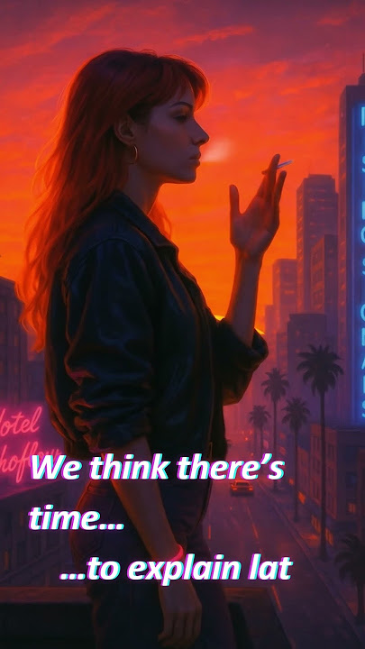 Say it before it's too late | Emotional Synthwave Short #electronicmusic #lovesong  #shortfilm
