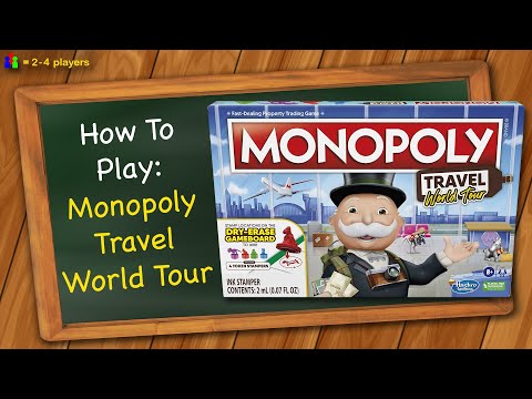 How to play Monopoly Travel World Tour