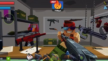 Pixel Combat Zombies Strike - Unstable Portal - Brawl Mode- Android Gameplay - Two Big Monster