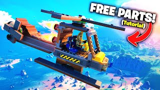 How to build a HELICOPTER in LEGO Fortnite Odyssey!
