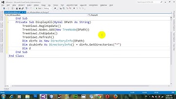 How to Display directory and its all sub directories in treeview in VB NET 2012