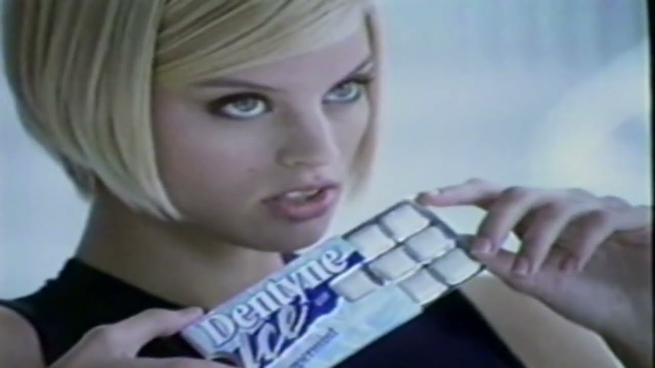 Retro Dentyne Ice Chewing Gum Commercial 1997 Nothing's Colder Than Ive