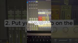 How to use sends in pro tools #mixing #engineer #mixengineer #recording #protools #reverb #audio o