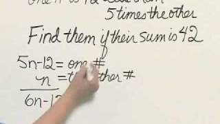 Angel Elementary Algebra Ch 3 Ex 12