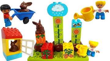 Lego Duplo My First Garden 10819 Unboxing & Play Video for Kids