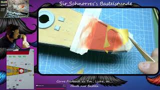 Bau der Bismarck Teil 30 - Streamausschnitt - Airbrush des Eisernen Kreuzes, Lufterkennungszeichen!