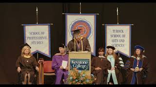 2022 Outstanding Graduate Kyle Sasso Keystone College Commencement Ceremony
