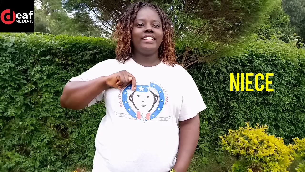 Kenyan sign language #family related terms