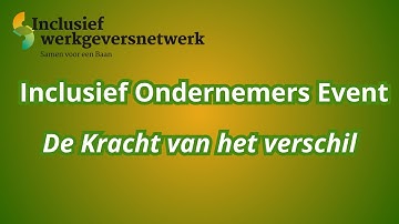 Inclusief Ondernemersevent 2025