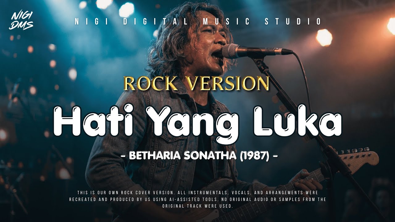 ROCK GAHAR ‼️ HATI YANG LUKA - Betharia Sonatha (1987) | Cover by NIGI DMS
