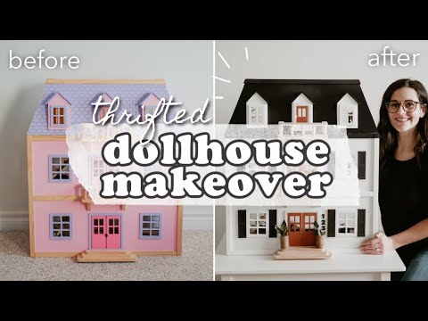 How To Makeover A Dollhouse! | DOLLHOUSE MAKEOVER STEP BY STEP | Bethany Fontaine