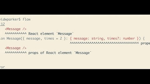 Intro to flowtype with React - ProgrammingTIL #73 React Video Tutorial Screencast 0020