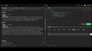 LeetCode 2716  Minimize String Length