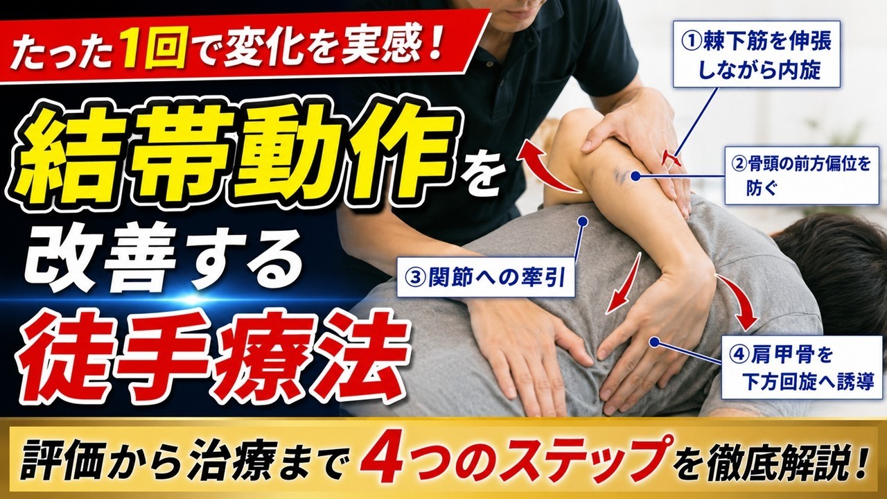 マニュアル・メディスン　筋エネルギーテクニックと高速スラストテクニック　VHS Vol. 397 Manual Therapy to Improve Hand-Behind-Back Movement
