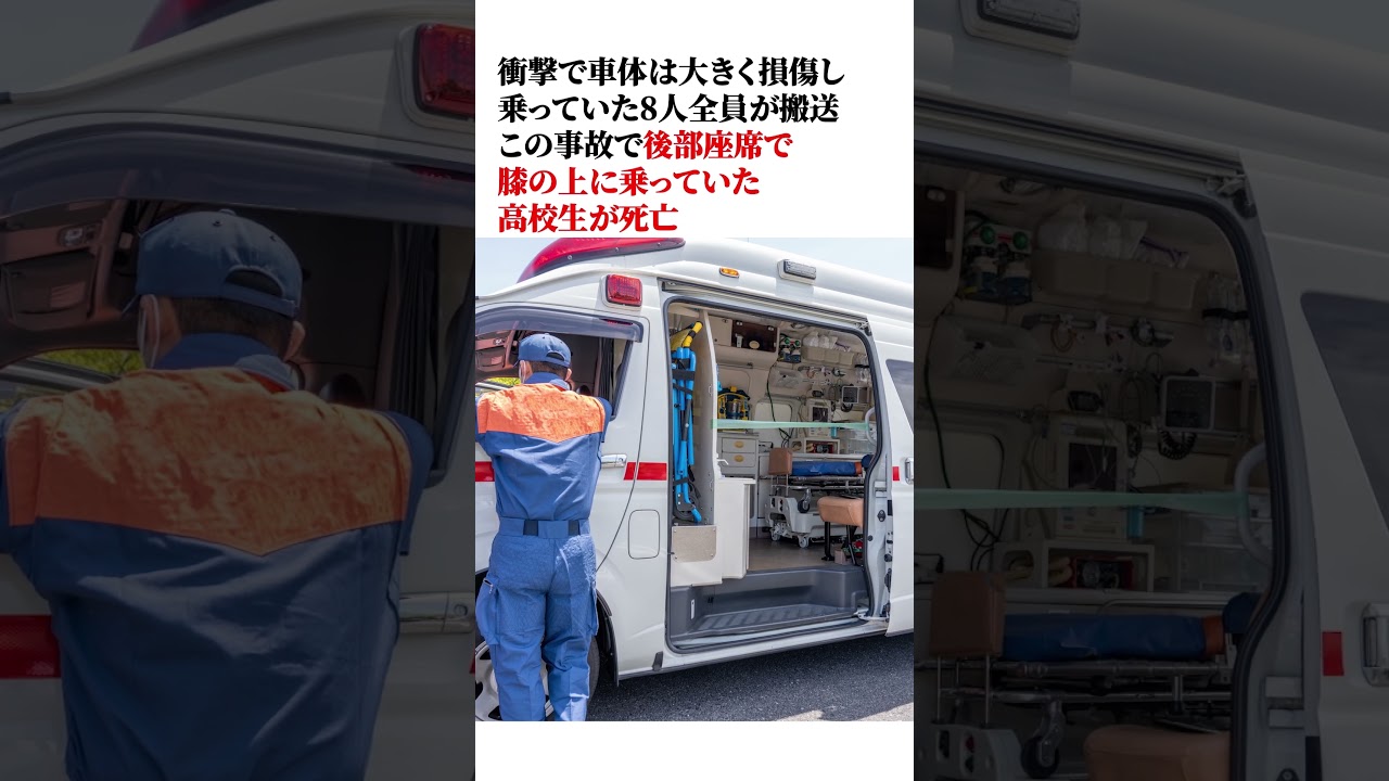 イキってレンタカーの軽自動車に8人乗って人生終了…車は遊びじゃ済まないんだよ…何故分からない… #衝撃の事実 #事件解説 #交通事故