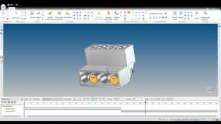 ENSAMBLE y SIMULACIÓN MOTOR V8; Solid Edge ST8