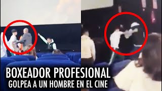 Quién Es El B O X E A D O R Que Defendió A Una Chica En Una Sala De Cine?