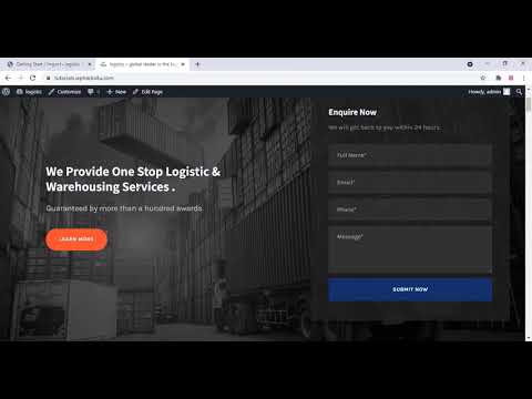 How to create a courier company website with Live tracking option-wp cargo plugin tutorial