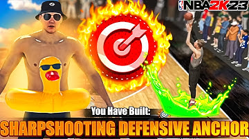This SHARPSHOOTING DEFENSIVE ANCHOR is the BEST REC CENTER BUILD IN NBA 2K23