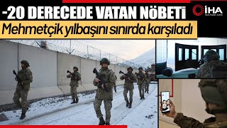 Ağrı Dağı Eteklerinde Görev Yapan Mehmetçik Yeni Yıla Vatan Nöbetinde Girdi