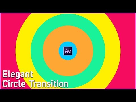 Elegant Circle color Transition in Adobe After Effects Cc