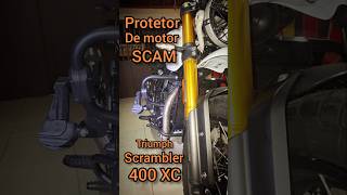 Protetor de motor Triumph Scrambler 400 XC #triumph #scrambler400xc