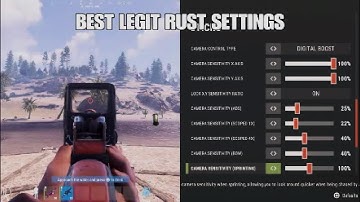 BEST LEGIT RUST SETTINGS - Rust Console Edition