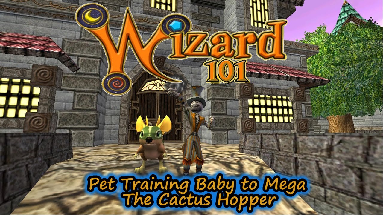 Wizard101 Pet Training Baby to Mega The Cactus Hopper New Crown Shop