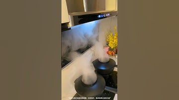 7-shaped top double range hood #china #gas #food #cooking #hood #kitchenequipment #youtubeshorts