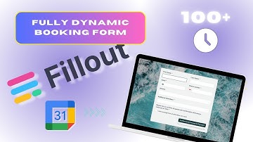 Dynamic Aritable booking form synced to Google Calendar using Fillout