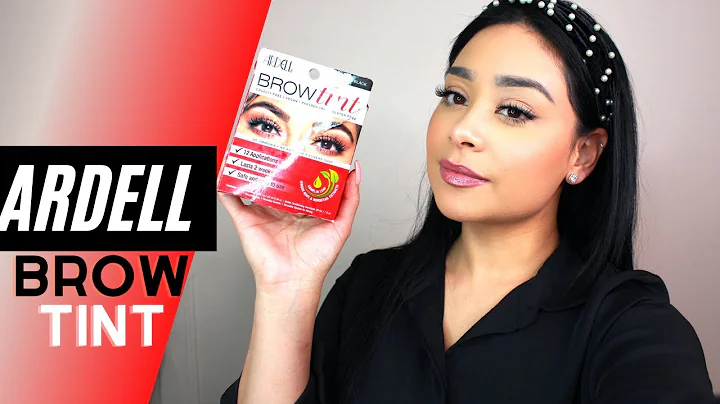 ARDELL BROW TINT AT HOME