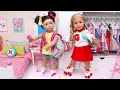 Playing at home! Baby doll sisters play fun games in the dollhouse!  | PLAY TOYS