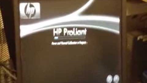 Set up VMware ESXi 5 on a new HP DL380 G7 server from scratch