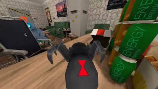 Chasing people in spider vr