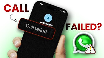 WhatsApp Call Failed on Your iPhone? Don