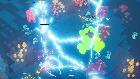 [Minecraft Dungeons] Thundering Quiver build, but melee