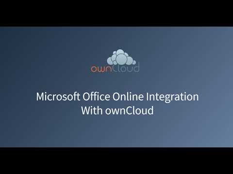 Integrate ownCloud with Microsoft Office Online