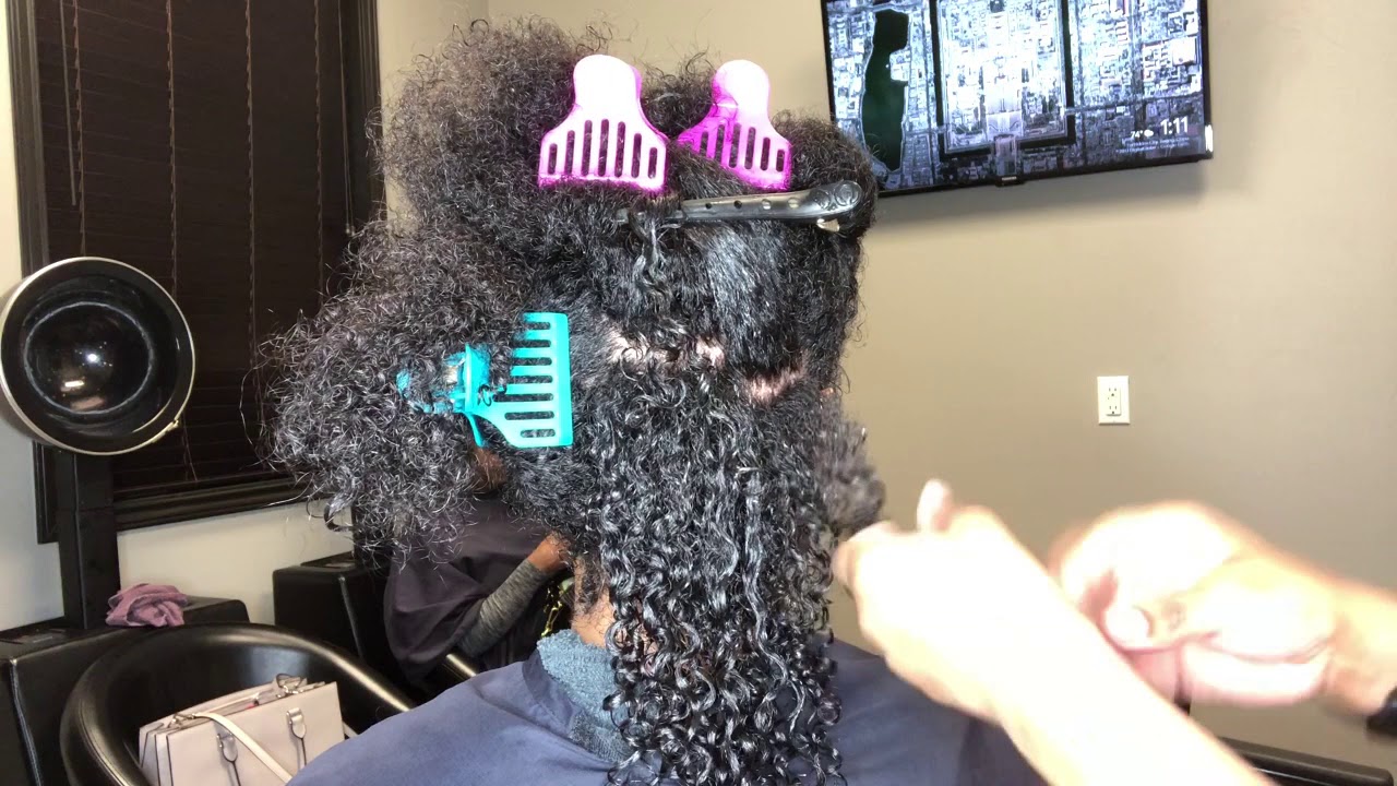 Wash And Go Using Mango Butter Curling Jellie YouTube
