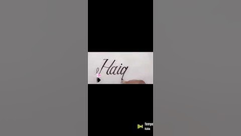 calligraphy#name#(Haiqa)#video#short#short