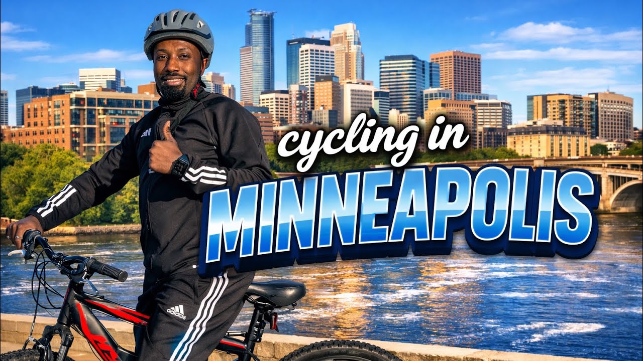 Exploring Minneapolis by Bike 🚴‍♂️ | CYCLING ACROSS MINNEAPOLIS | WAXAAN BAASKIIL KU MARAY INTA BADA