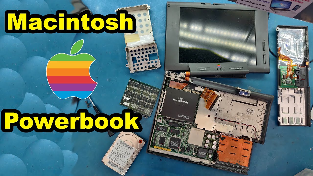 Macintosh Powerbook 190 - Apple Data Recovery - YouTube