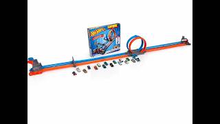Hot wheels double loop big track trailer
