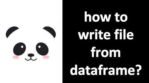 [Pandas Tutorial] How to write csv file from dataframe (to_csv)