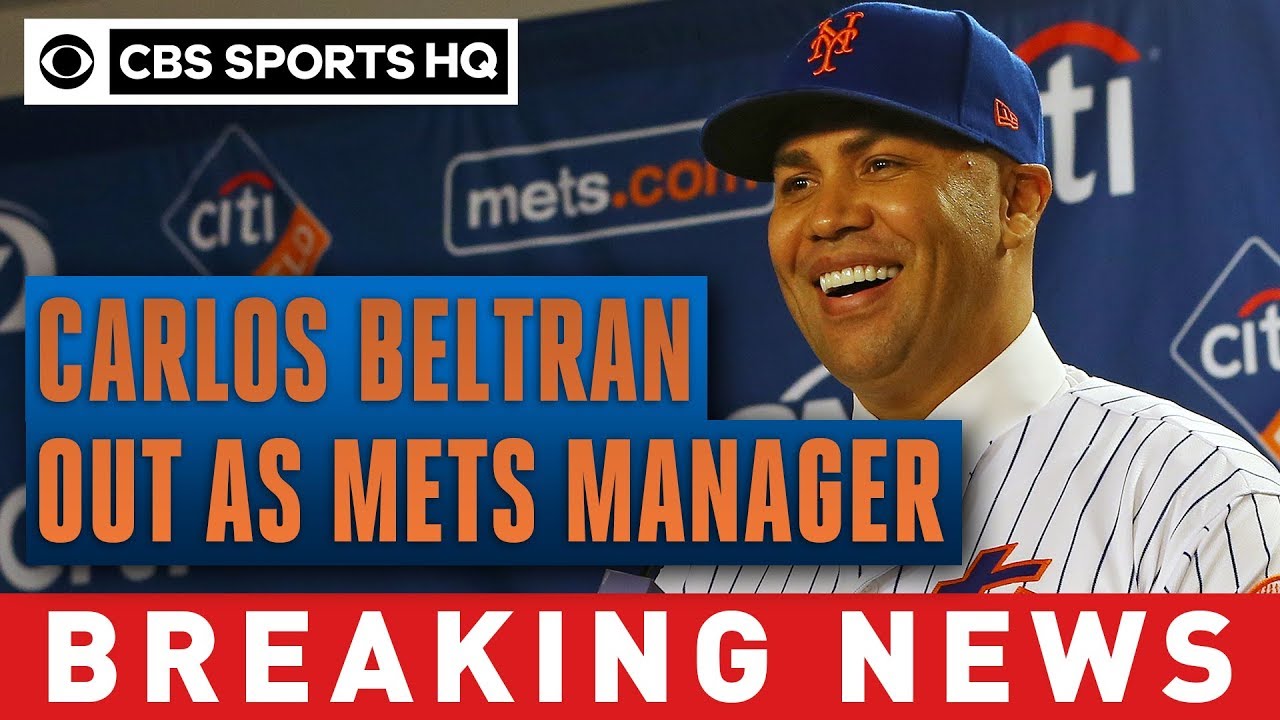 Mets manager Carlos Beltran out after being implicated in sign