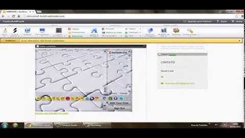 Como Colocar Chat - WebNode